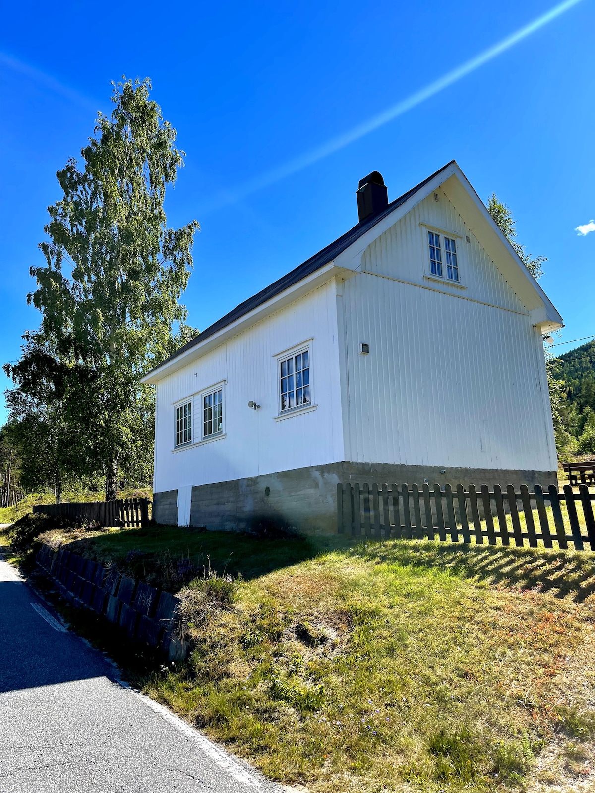 带室内壁炉的欢乐小屋