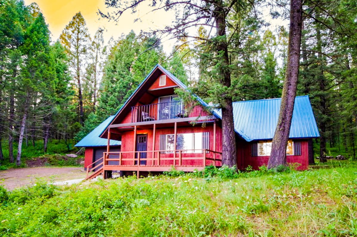 Grand Pine Cabin +3间卧室+无线网络+32英里2黄石公园