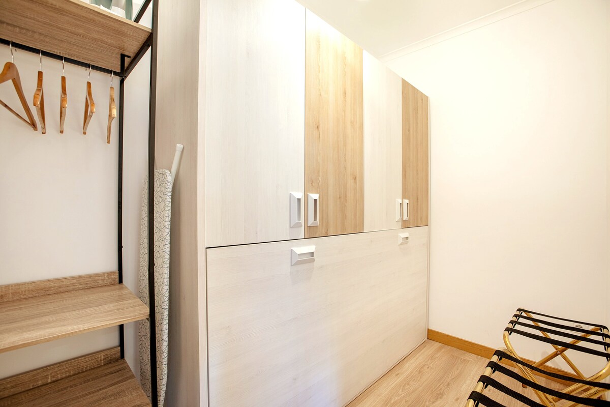 Lapa露台公寓，带私人露台和空调+全功能厨房