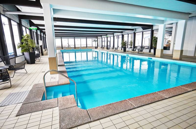 Lägenhet på Strand Hotell Borgholm med pool.
