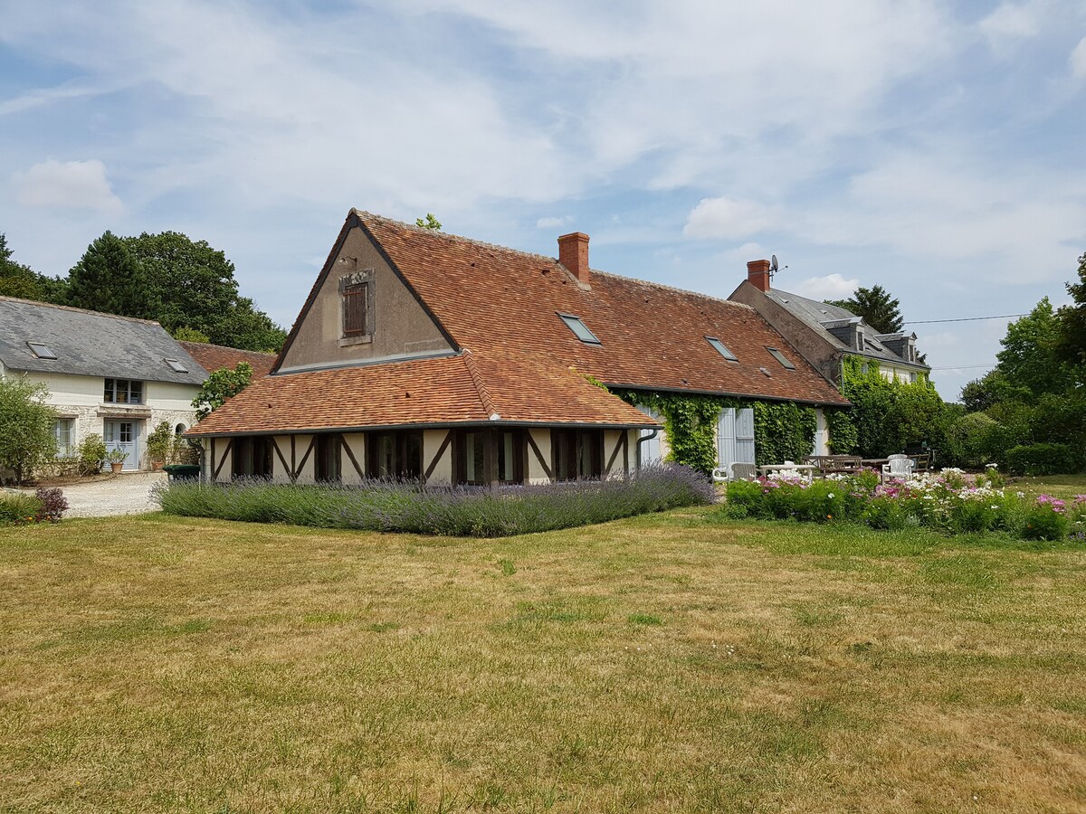 Ferme de caractère pleine nature près des châteaux