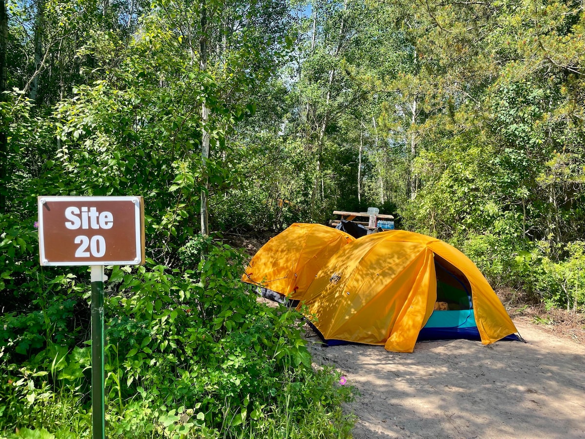 Glacier Park HipCamp Tent or Van Site #20