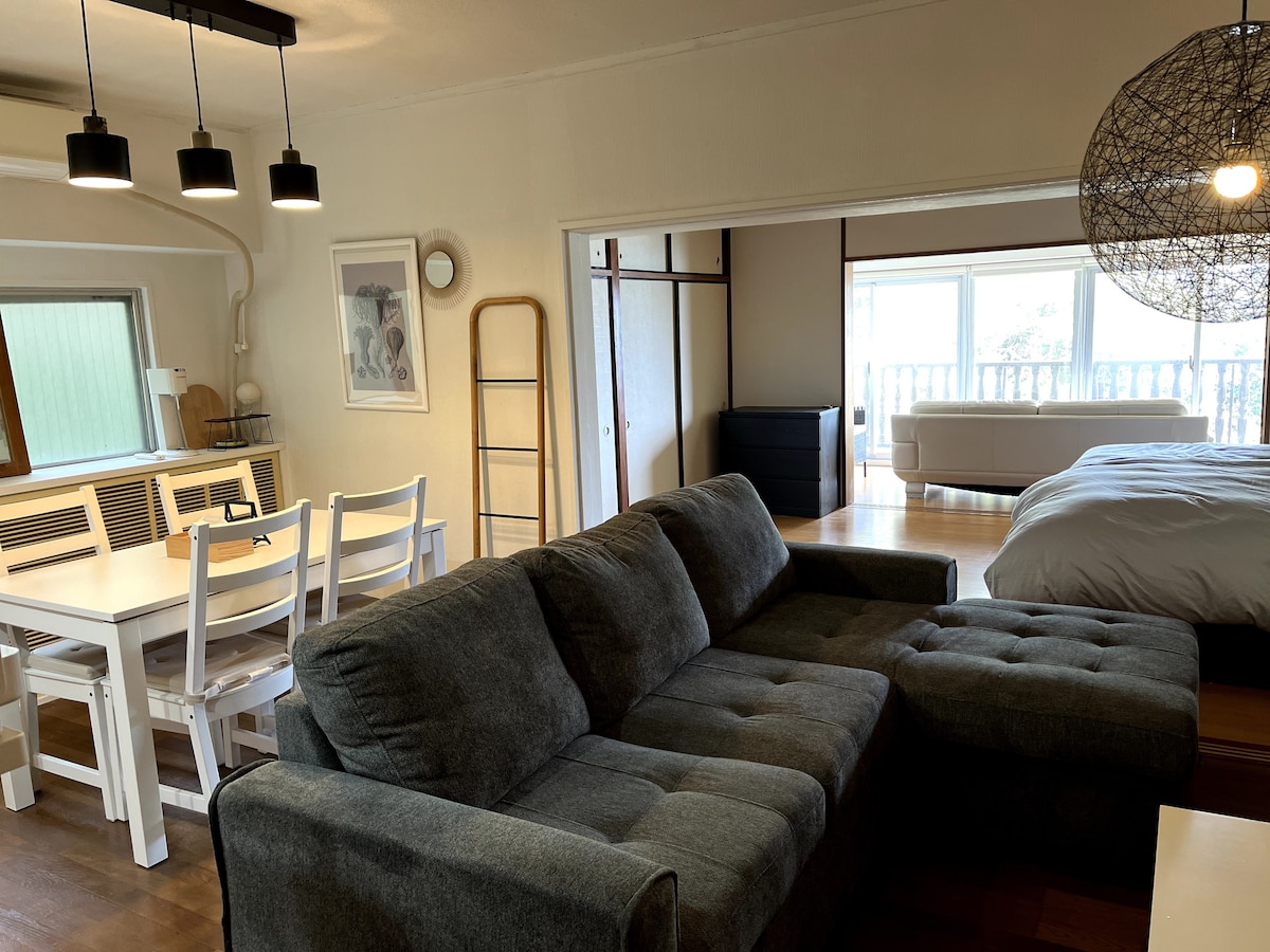 Newly Renovated Beach Front Apartment in Shimoda