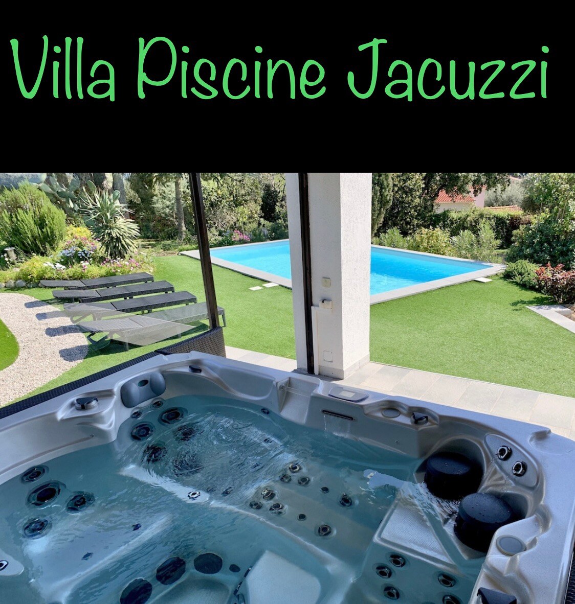 Villa entièrement climatisée - Piscine - Jacuzzi