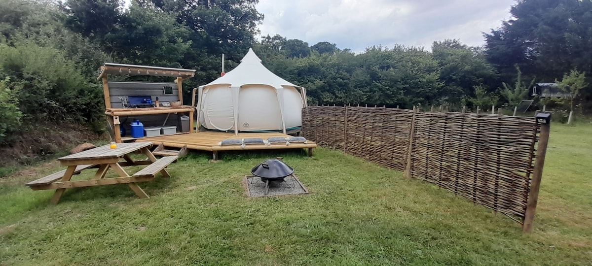 The Lotus,  Lotus Belle Tent, with own kitchen