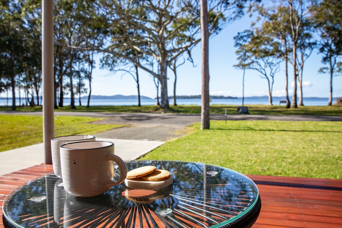 斯蒂芬斯海滨滨天鹅小屋（ Swan Cottage-Port Stephens Waterfront Solace