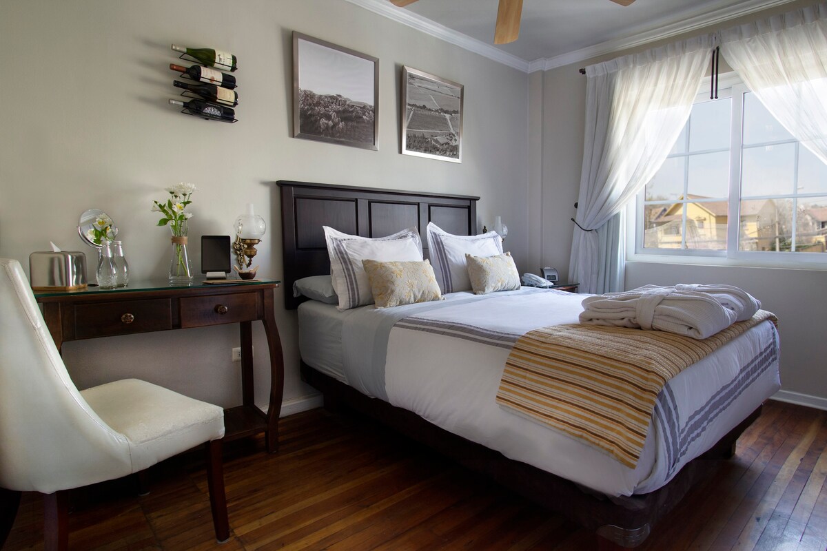 Standard Queen Bed, City View- Carmenere Hotel