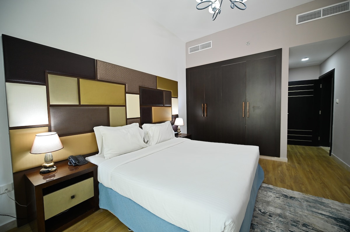 仅限月租住宿-迪拜框架附近的2卧室公寓