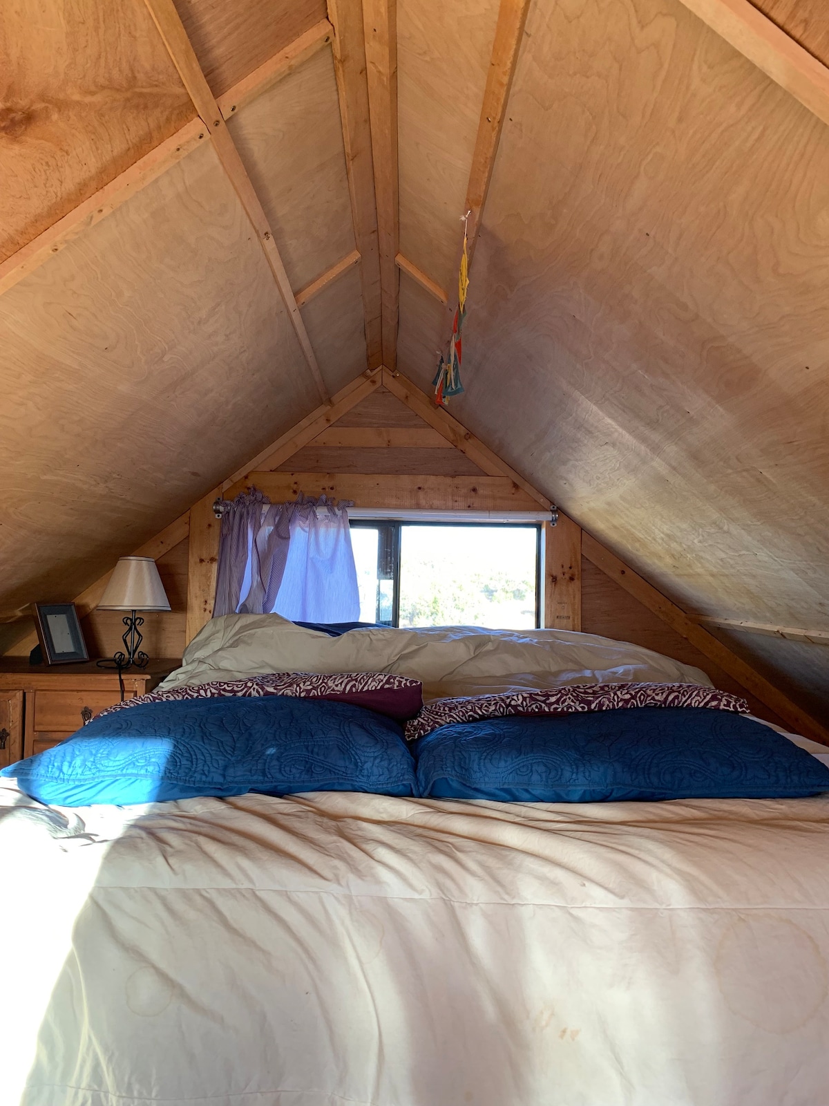 Tiny off-grid home nestled in the mountains