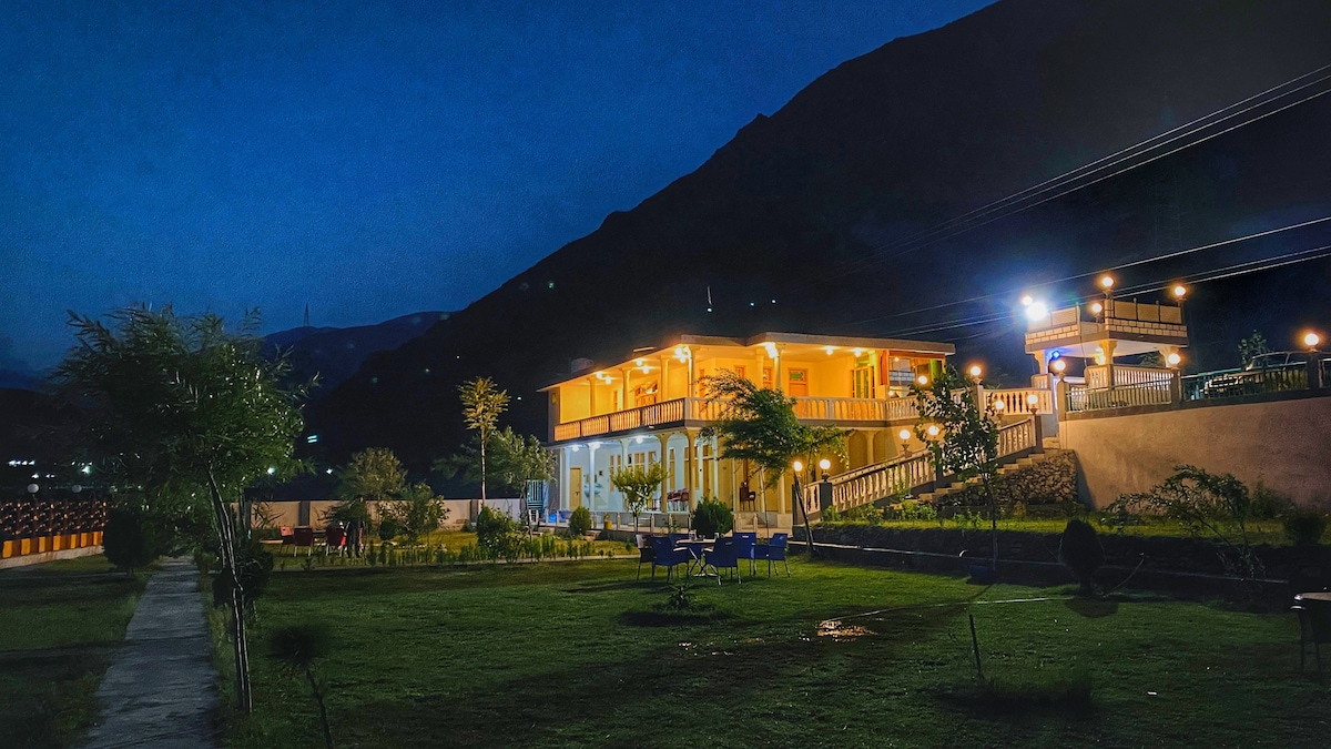 Welcoming you to the most scenic place in Chitral.