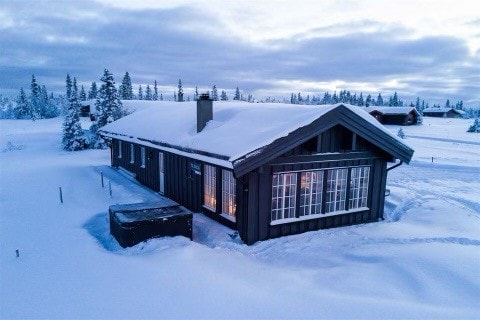 位于Synfjell的绝佳位置的小木屋