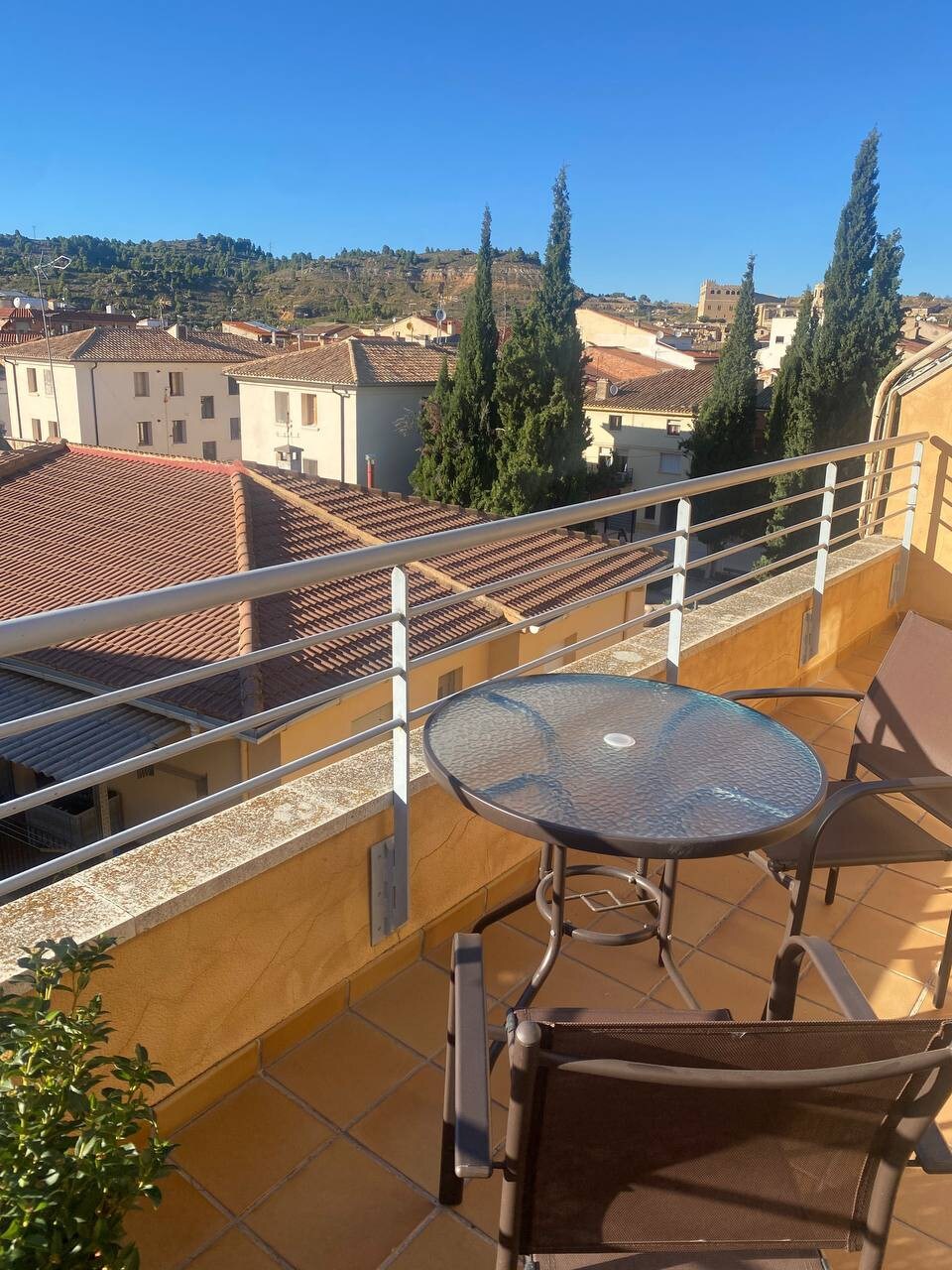 Precioso ático con terraza con vistas al castillo