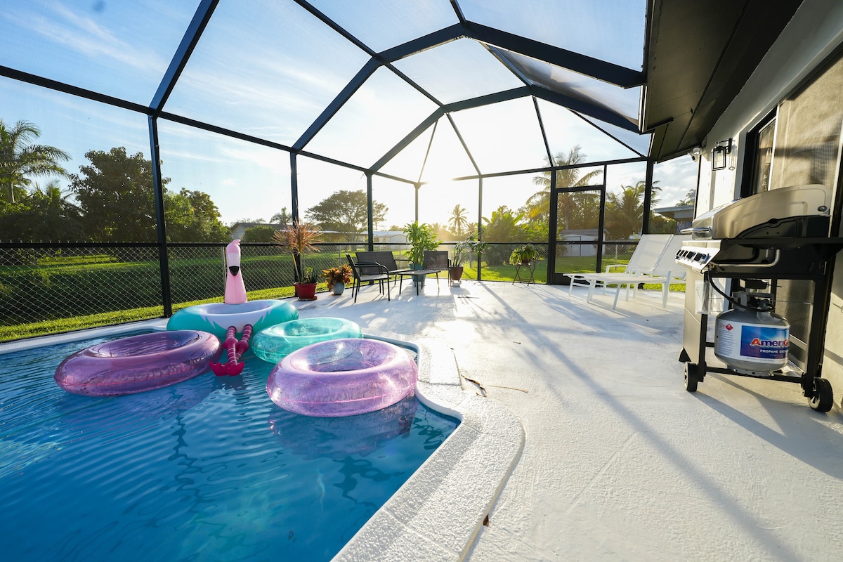 Flip Flop Bungalow -带泳池的家庭住宅