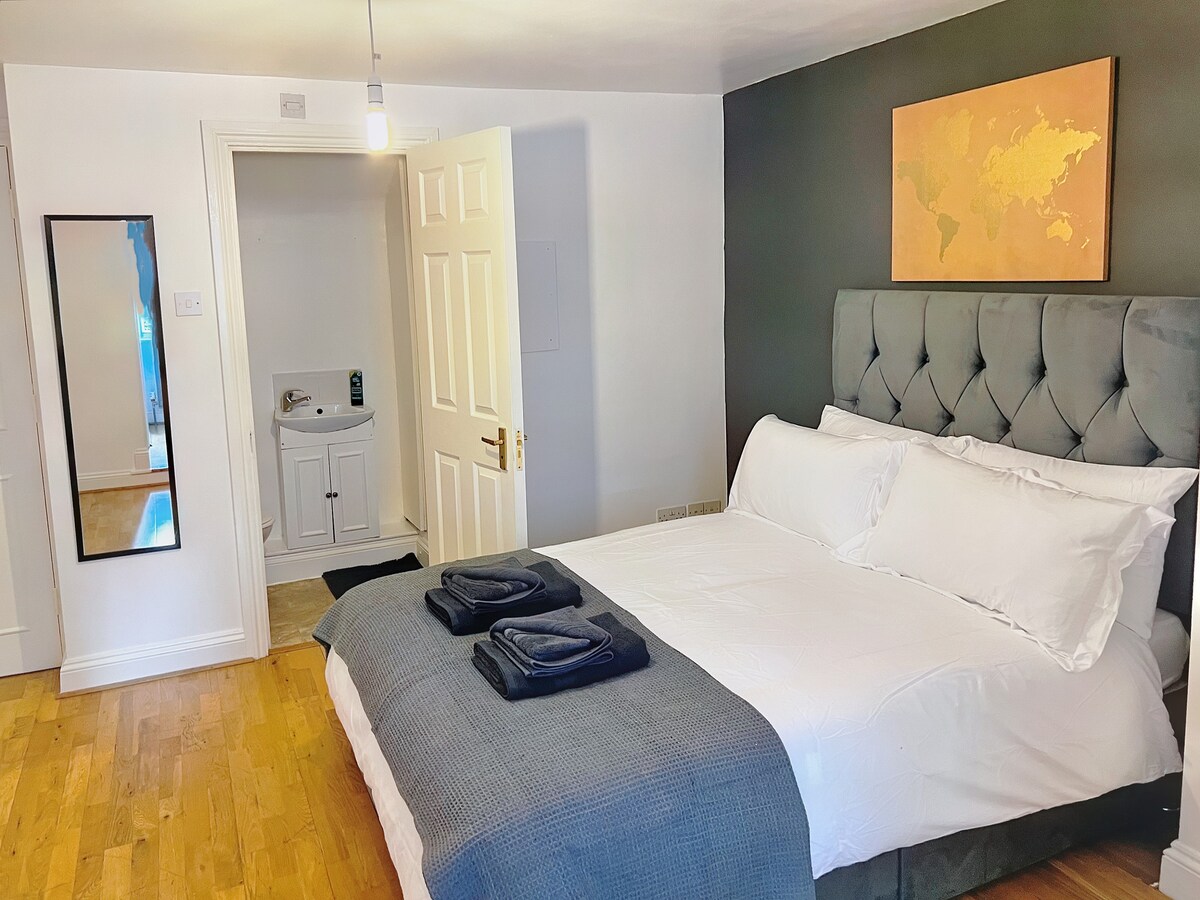 可爱的2卧室酒店式公寓，位于大伦敦