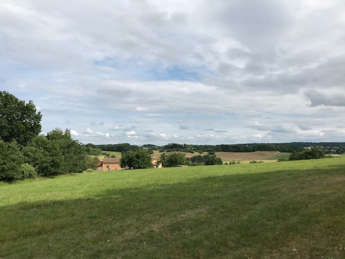 Gîte campagne avec piscine - 4 pers. Lot & Garonne