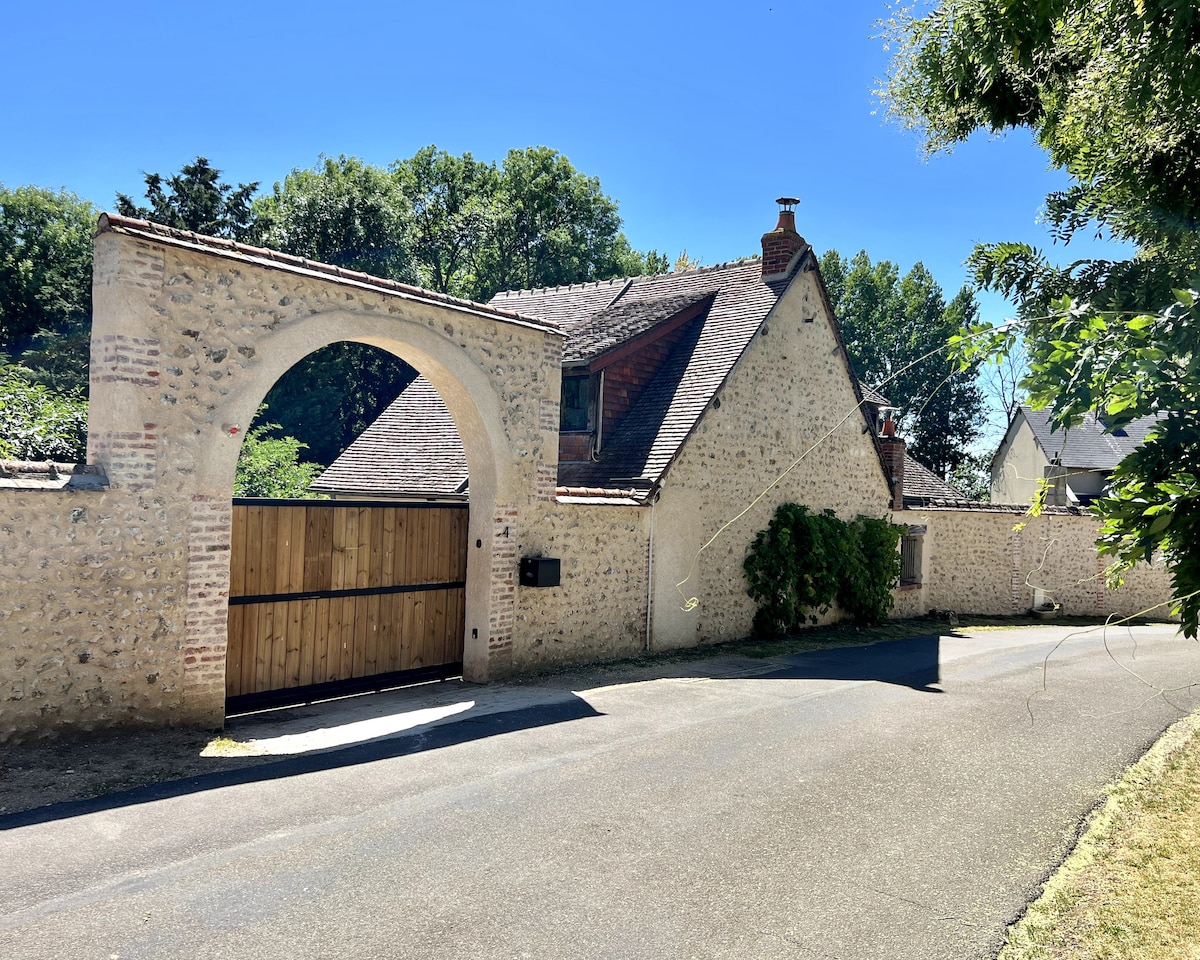 Maison de village tout confort pour 9 avec chalet