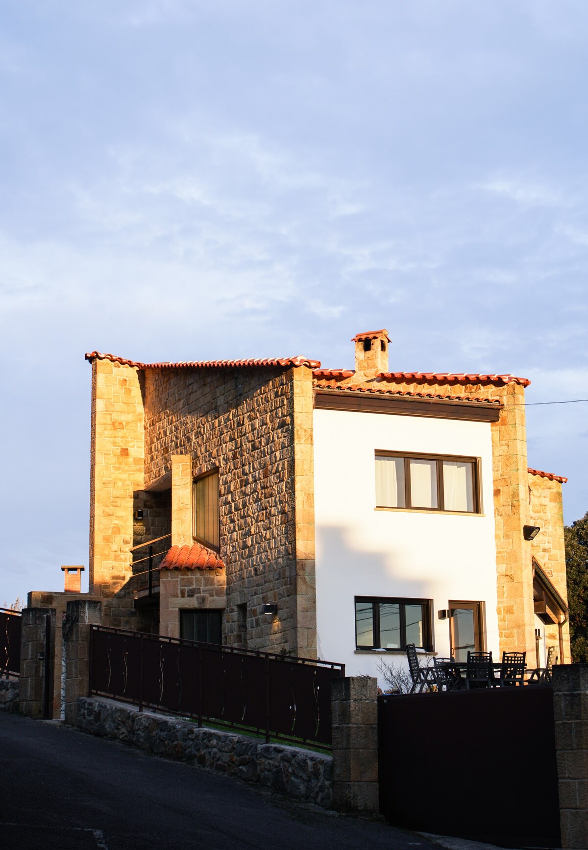 La Jarocha, casa con vistas al mar en Pechón