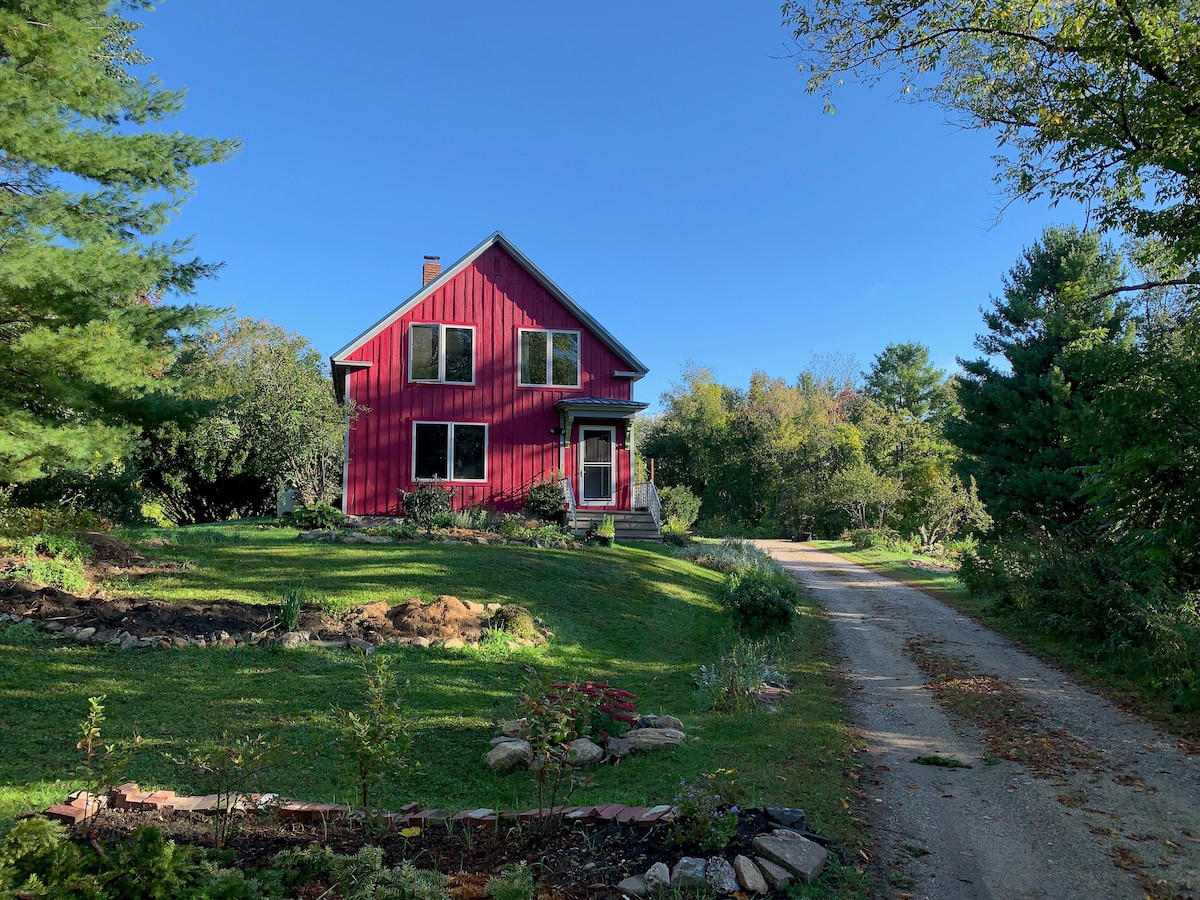 Unique artist's sun filled farmhouse meets loft