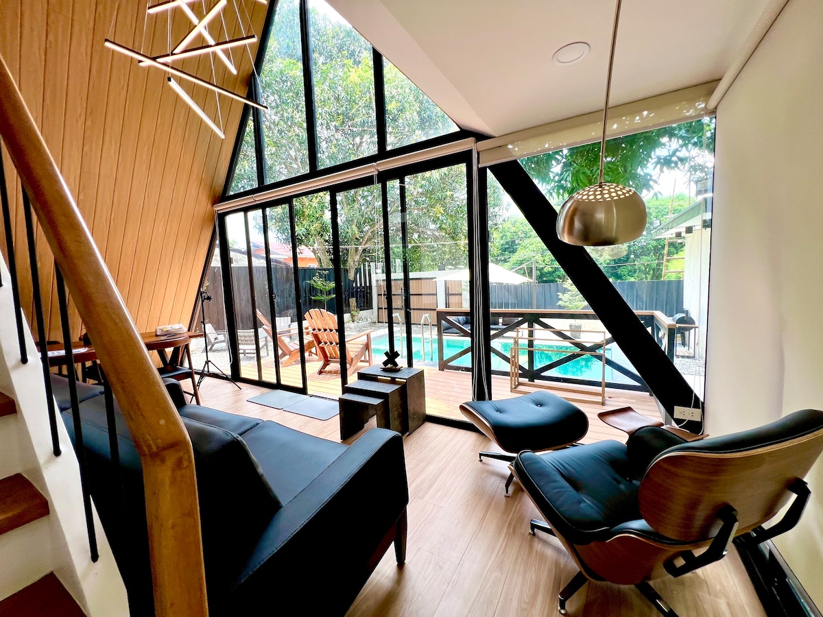 Moonlight Cabin | Modern A-Frame Exclusive Villa