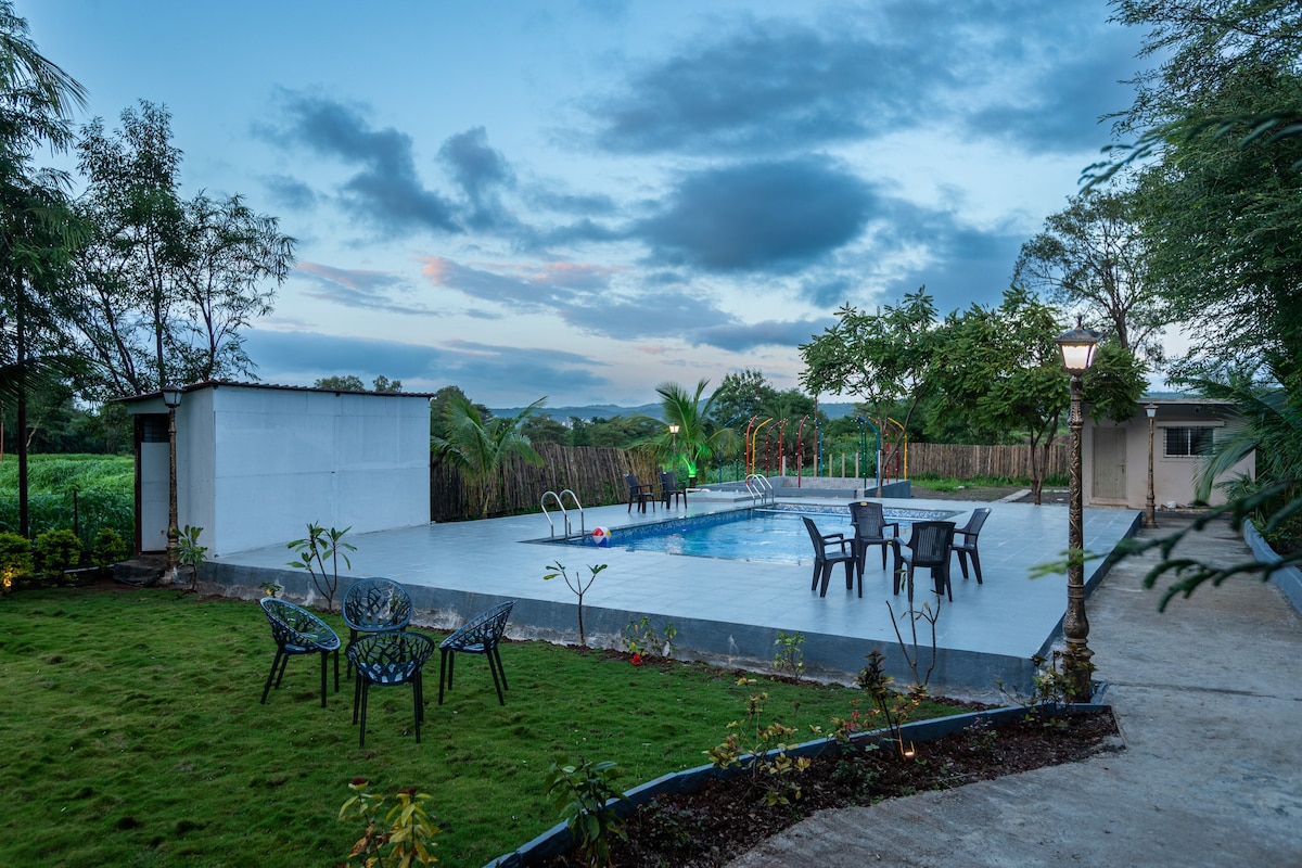 CosmicStays Casa Ivory-Chic 2BHK Luxury Pool Villa