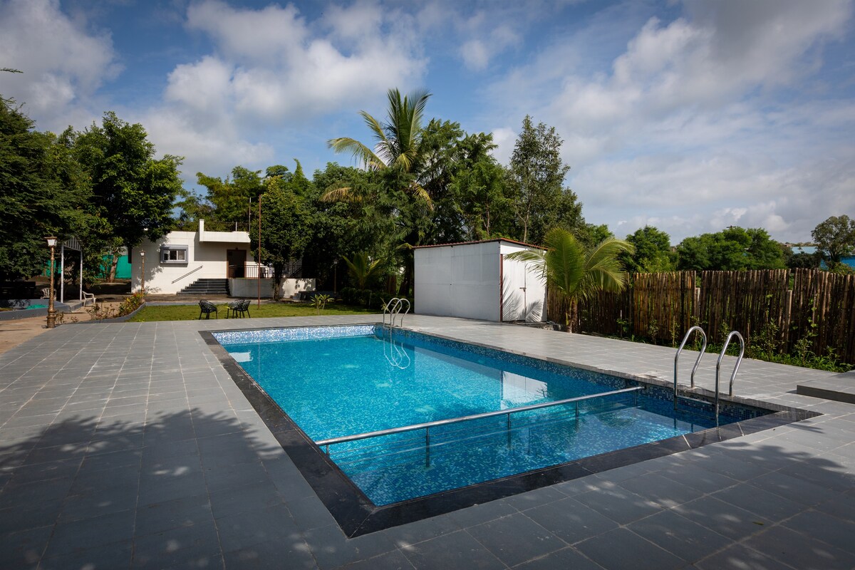 CosmicStays Casa Ivory-Chic 2BHK Luxury Pool Villa