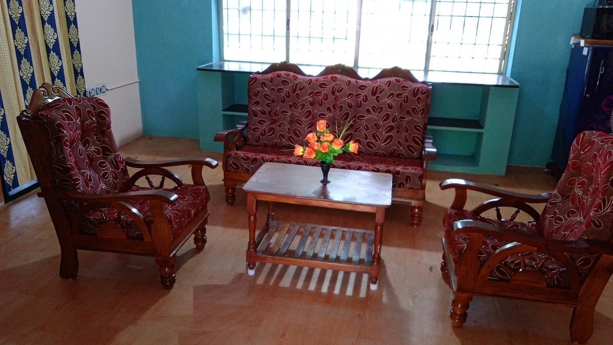 Charming 2 BHK near Pondicherry, Auroville, ECR Rd