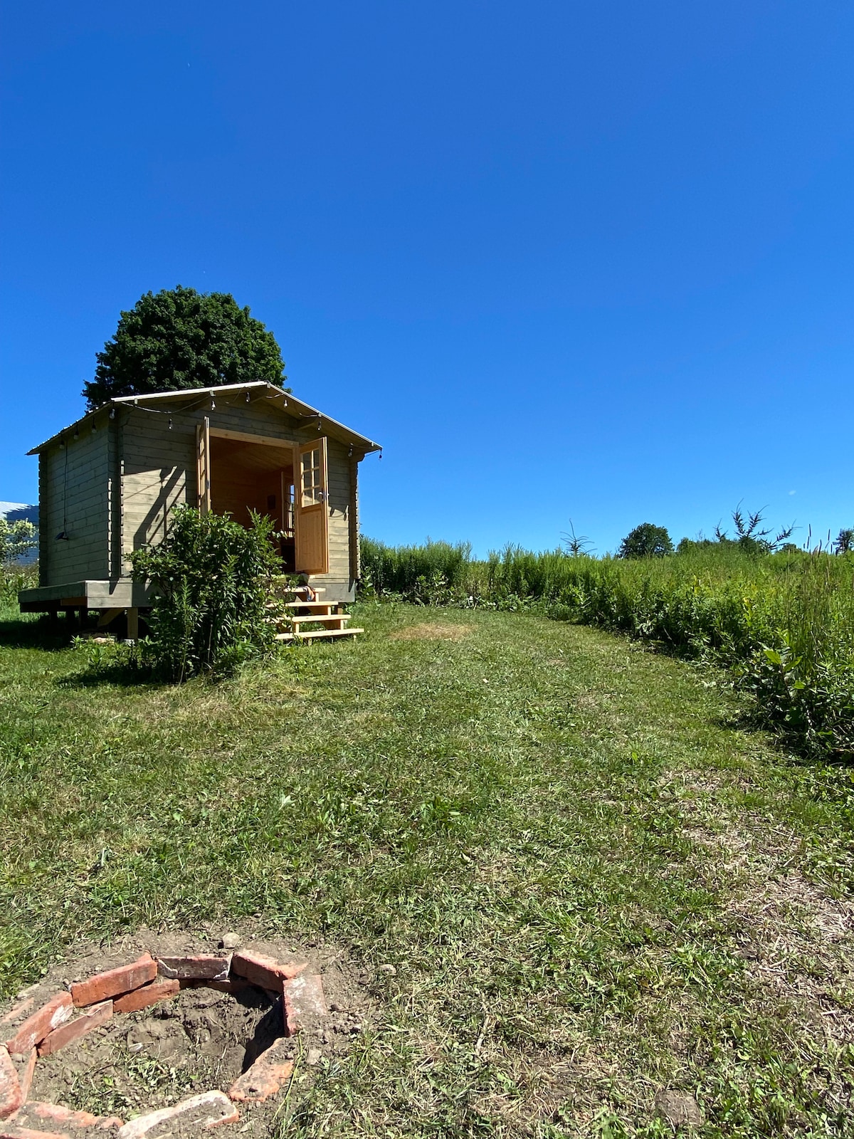 Farm Stay in our Harvest Cabin.