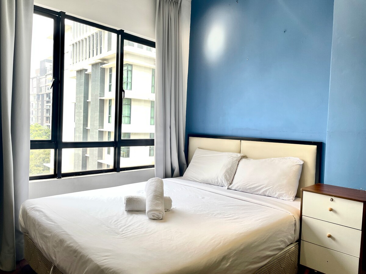 宁静的单间公寓@吉隆坡市| Netflix | 100 Mbps无线网络