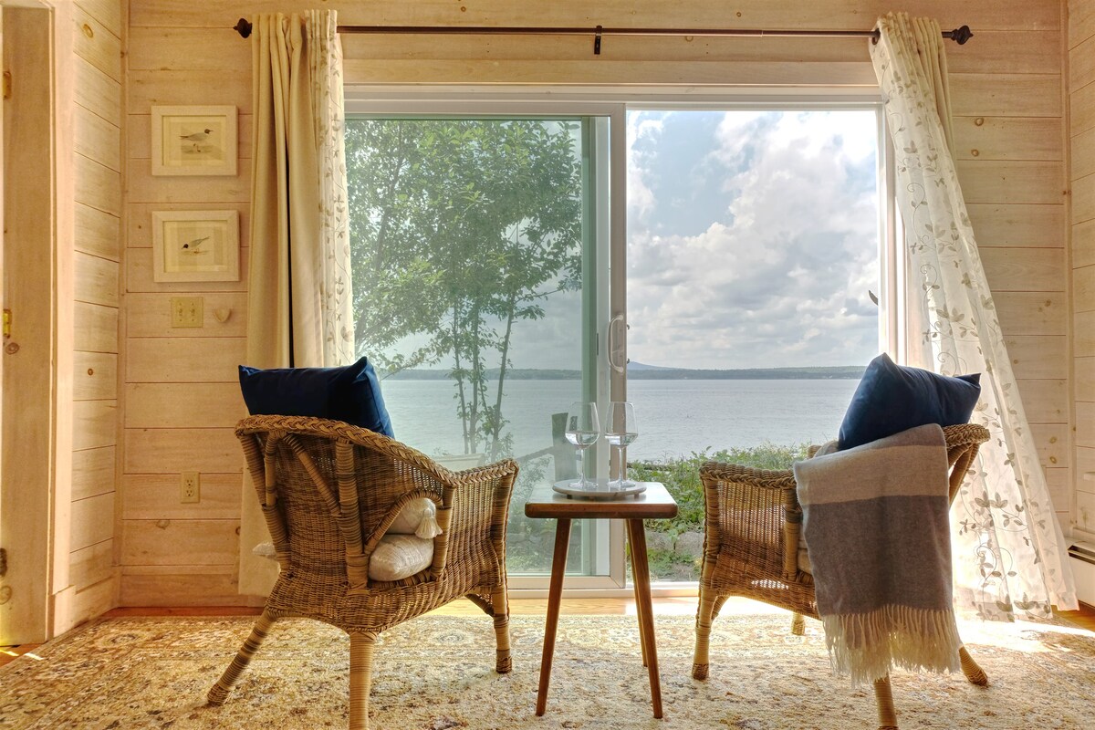 阿卡迪亚海滨度假屋，带私人海滩+单间公寓
