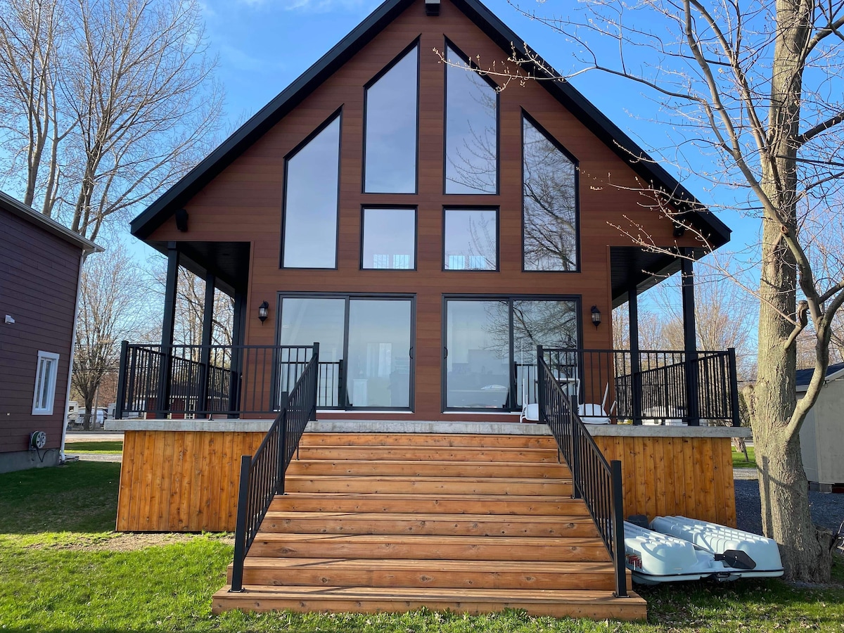 Chalet sur la rive du Lac Champlain