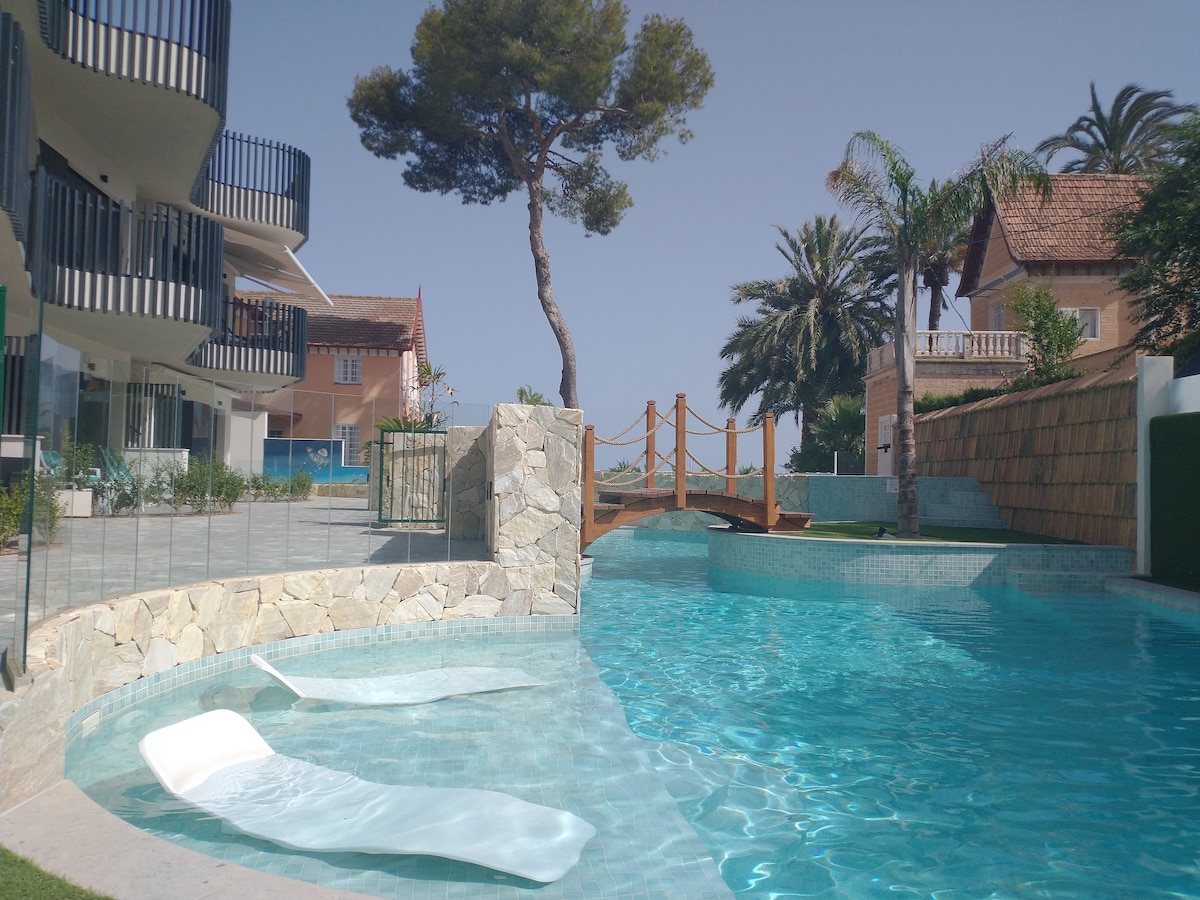 Nieuwbouwappartement met zeezicht op de Mar Menor