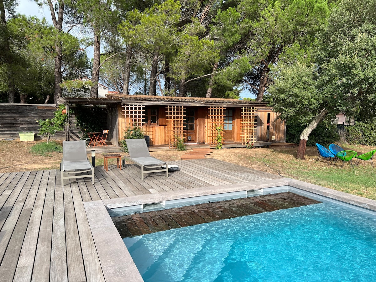 Chambre d'hôtes indépendante avec piscine chauffée