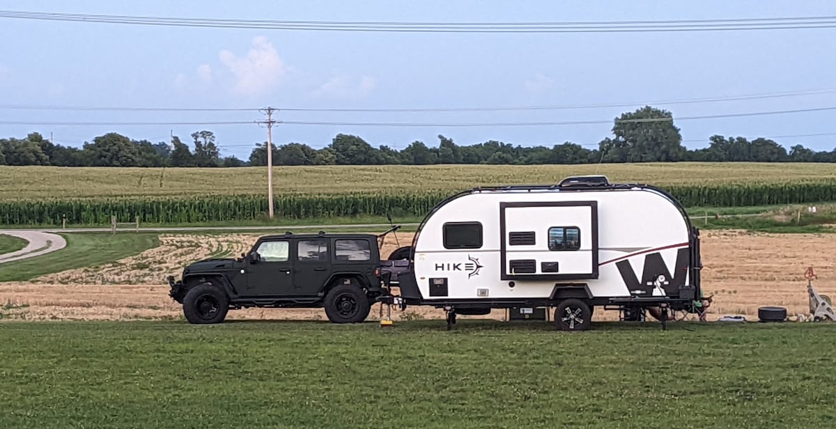 RV Parking - electric service & water connection