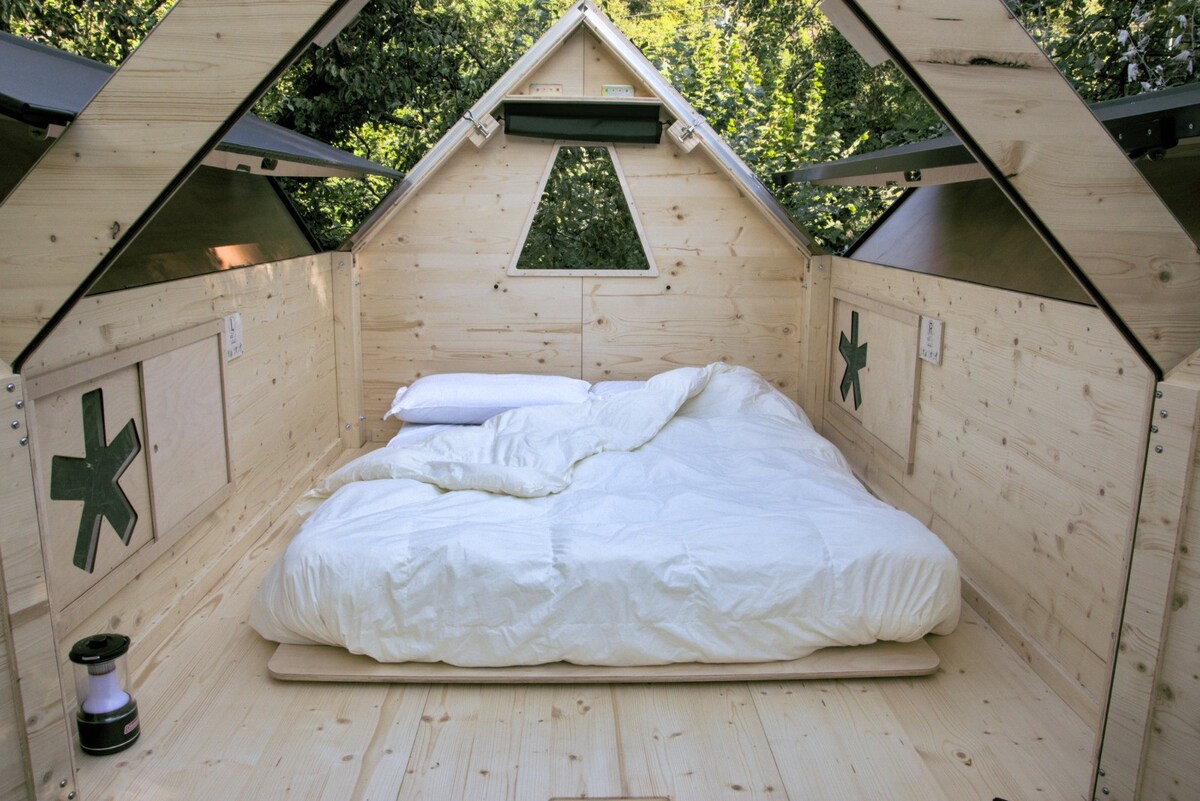 星盒-开放式屋顶的木屋