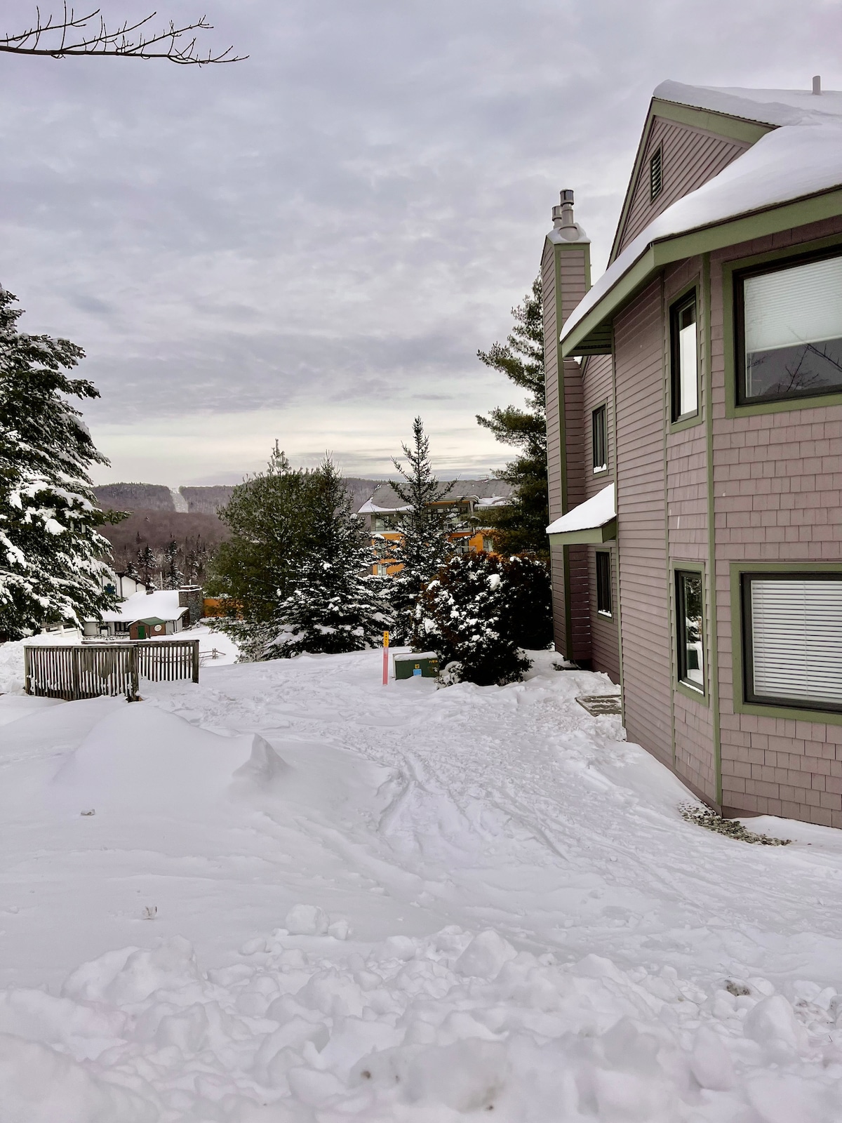 舒适滑雪进出Jay Peak Mountain公寓