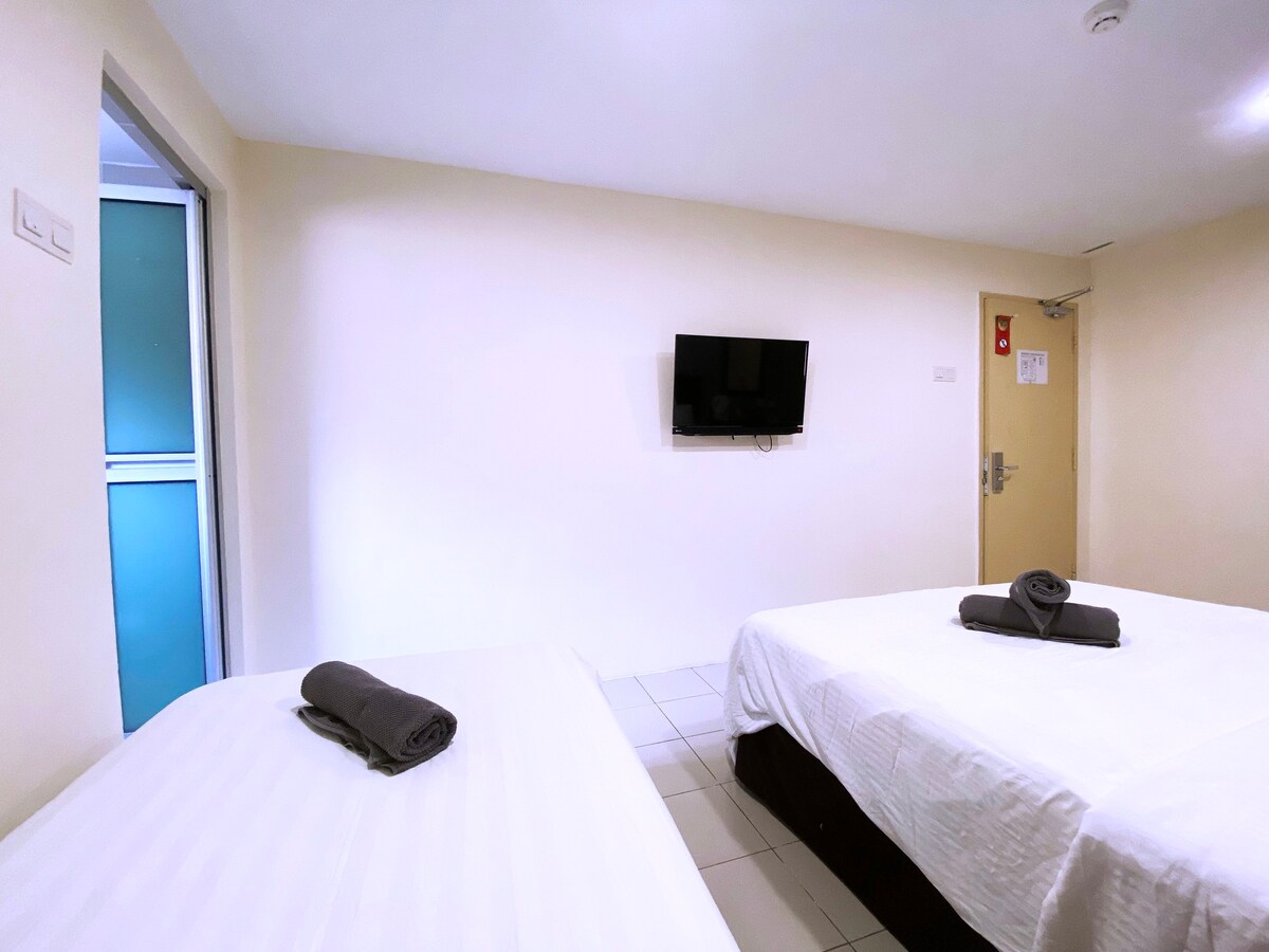 101号双人床，您的Klang酒店，非常方便