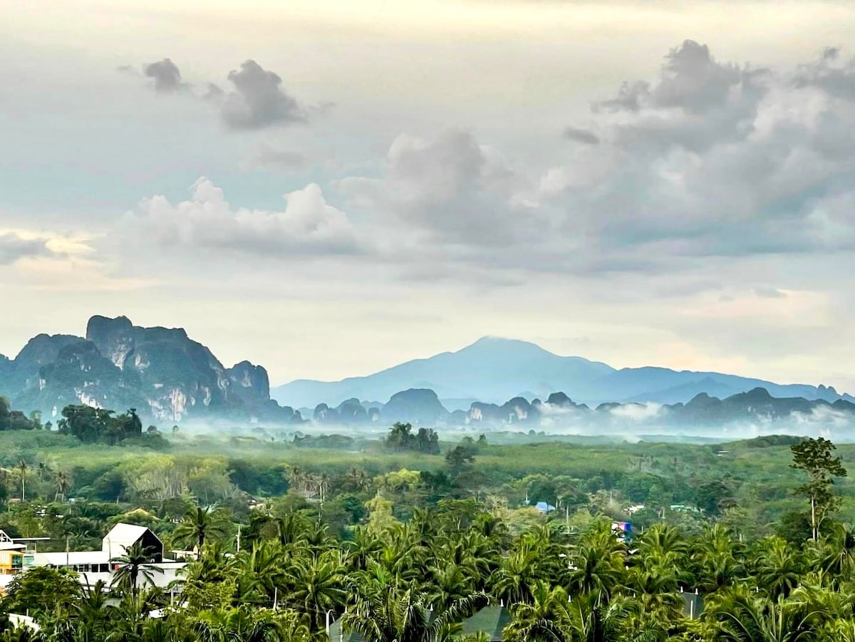 奥南（ Ao Nang ）山景按摩浴缸别墅