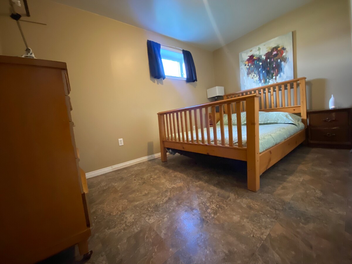Home away from home. 
1bdr 1 bath basement suite