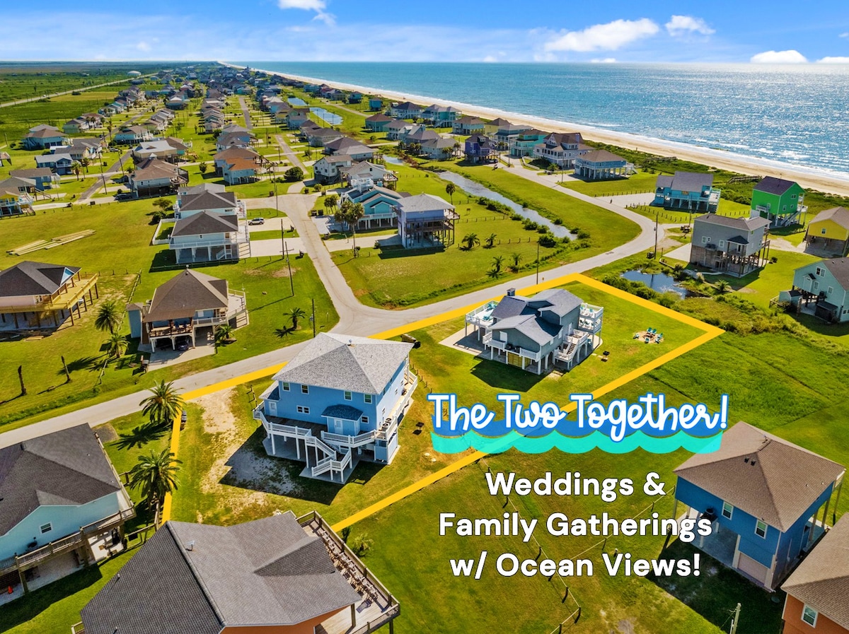 2 Houses|Family Gatherings|Weddings|Ocean Views