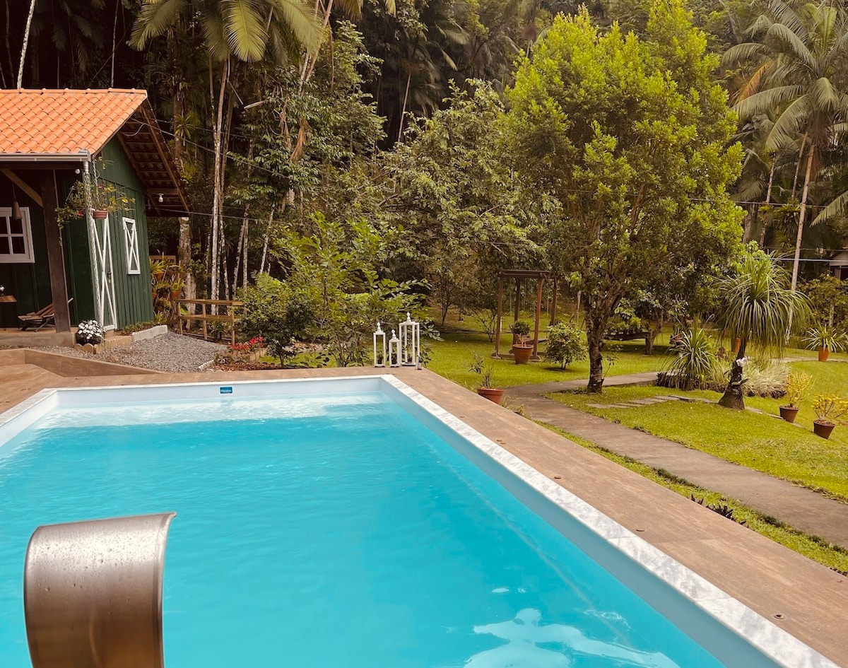 Casa Celeiro com Piscina Aquecida ao lado Riacho