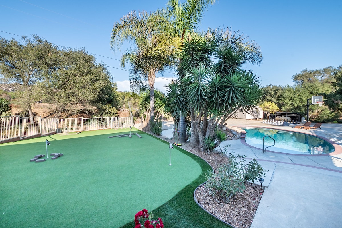 Casita:Game Room/Putting Green/Volleyball/Pool/Spa