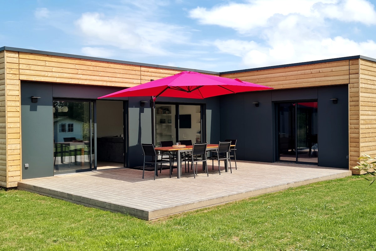 Magnifique maison en bois à 5 minutes de la plage