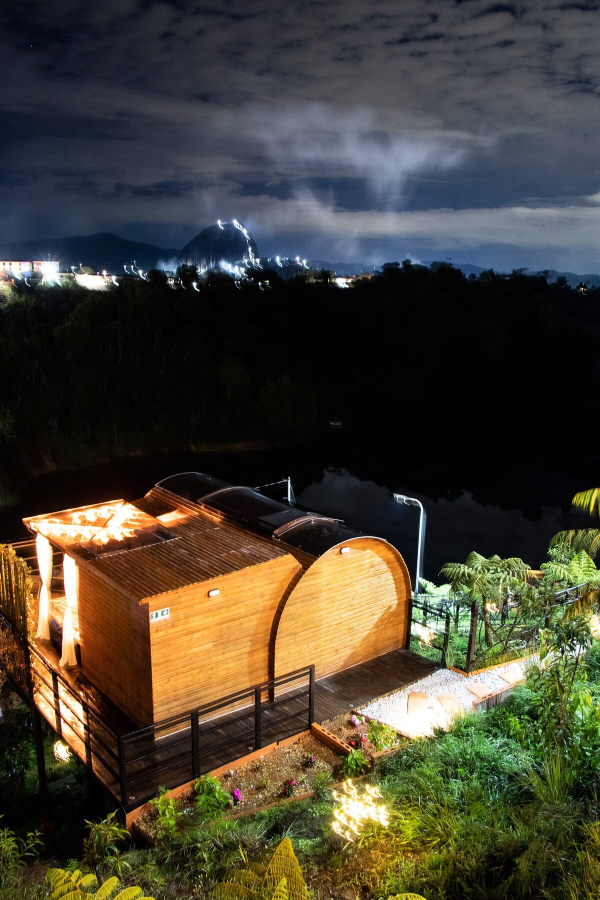 cabins in the mountains