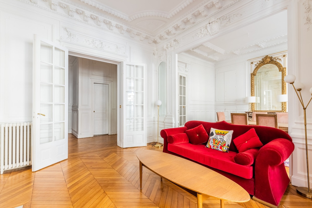 Villiers#Haussmannien#3 Chambres#3 SDB#Luxurious