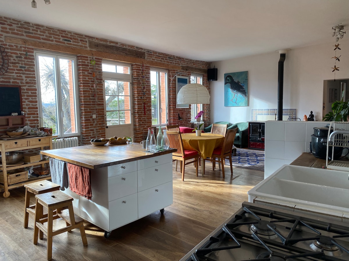 Chambre dans maison de village