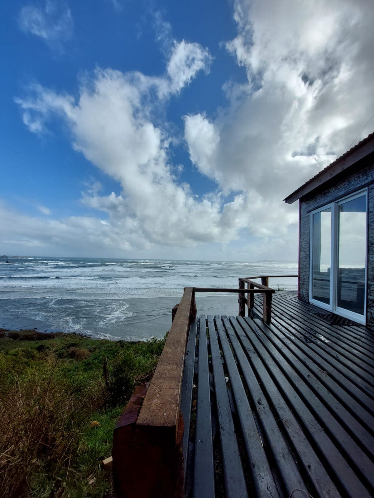 Encanto de Cocotue, con vista al Oceano Pacífico.