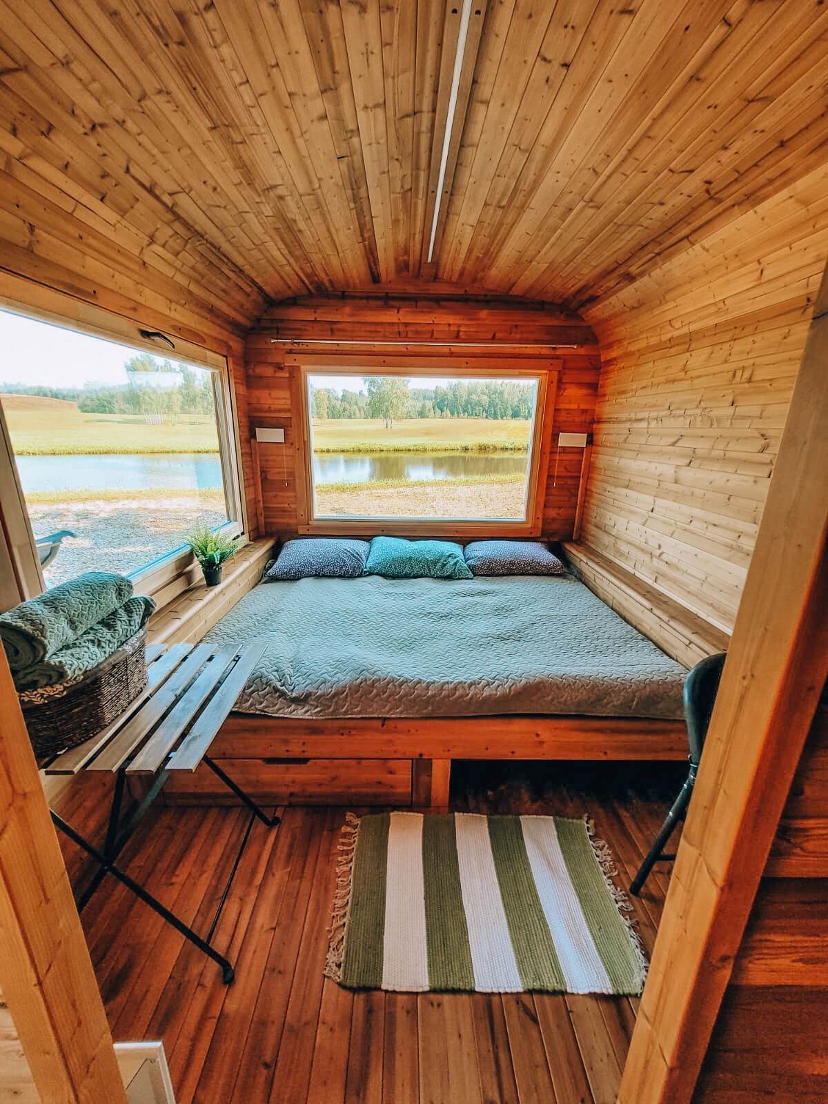 配备便利设施的舒适小木屋