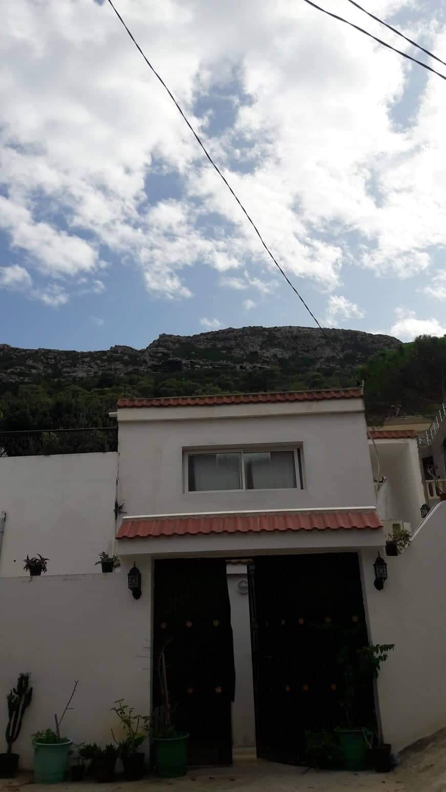 Panoramic view of Bizert beach house