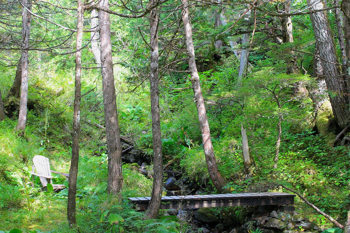 Elfin Cove 's Hilltop Tree House