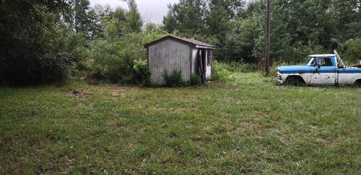 Primitive camping available alongside a farm field